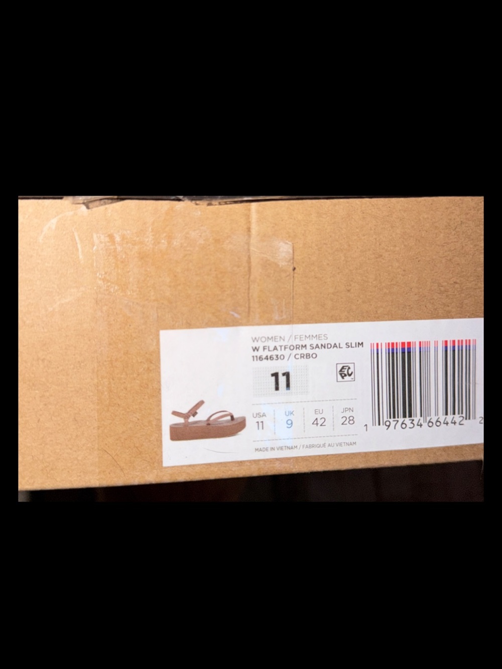 New Teva Women's Caribou 2” Flatform Slim Sandals size11 - Picture 7 of 7